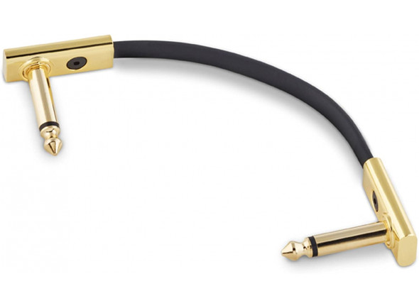 Rockboard Flat Patch Cable Gold 10 cm Rockboard Flat Patch Cable Gold 10 cm